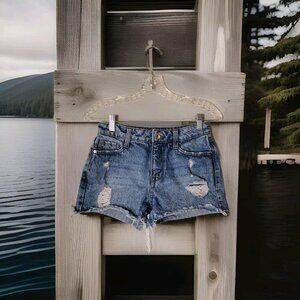 Arizona Shorts 3 Juniors Distressed Raw Cuff Pockets Summer